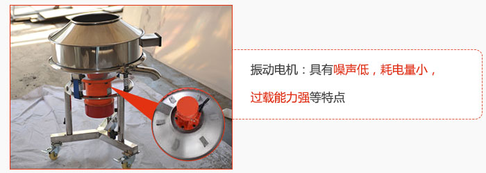 振動電機：具有噪聲低，耗電量小，過載能力強等特點