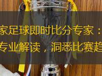 大贏家足球即時(shí)比分專家：為您提供專業(yè)解讀，洞悉比賽趨勢(shì)